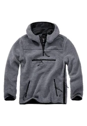 Brandit Teddyfleece Worker Pullover Dunkelgrau/Grau/Hellgrau/Dunkelblau/Schwarz
