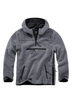 Brandit Teddyfleece Worker Pullover Dunkelgrau/Grau/Hellgrau/Dunkelblau/Schwarz