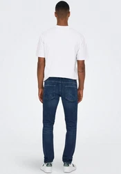 ONLY & SONS Slim-fit-Jeans Slim Fit Jeans Basic Hose Denim Stretch Pants ONSLOOM (3969) Dunkelblau