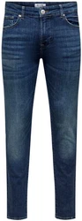 ONLY & SONS Slim-fit-Jeans Slim Fit Jeans Basic Hose Denim Stretch Pants ONSLOOM (3969) Dunkelblau