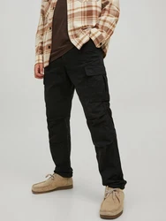 Jack & Jones Cargohose JPSTACE JJTUCKER Dunkelgrau/Khaki/Dunkelblau/Blau/Schwarz/Hellgrau/Grau