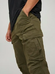 Jack & Jones Cargohose JPSTACE JJTUCKER Dunkelgrün/Khaki/Grün