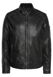 Lederjacke fr den bergang, aus 100% Lammleder, casualer Stil
