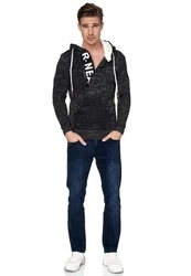 Rusty Neal Kapuzensweatshirt Braun/Hellblau/Grau/Schwarz/Blau/Lila