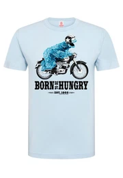 T-Shirt Sesamstrasse - Krmelmonster Motorrad mit lizenziertem Print