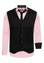 Rusty Neal Langarmhemd Set Rosa