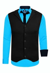 Rusty Neal Langarmhemd Set Blau/Türkis