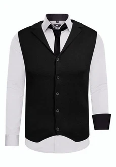 Rusty Neal Langarmhemd Set Schwarz