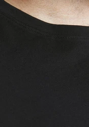 Jack & Jones T-Shirt JJENOA TEE SS CREW NECK (4834) Schwarz