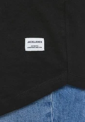 Jack & Jones T-Shirt JJENOA TEE SS CREW NECK (4834) Schwarz