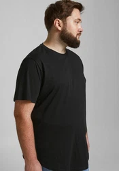 Jack & Jones T-Shirt JJENOA TEE SS CREW NECK (4834) Schwarz