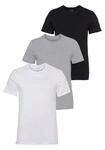 Lacoste T-Shirt Essentials Rundhals 3er Pack Grau/Weiß/Hellgrau/Schwarz/Silber/Dunkelblau/Dunkelgrau