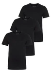Lacoste T-Shirt Essentials Rundhals 3er Pack Schwarz/Dunkelblau
