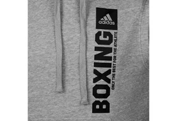 adidas Performance Hoodie Community Vertical Hoody SL BOXING Rot/Dunkelgrau/Grau/Hellgrau
