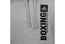 adidas Performance Hoodie Community Vertical Hoody BOXING Dunkelgrau/Grau/Hellgrau/Rosa