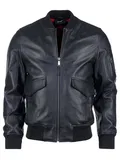 Schwarze Fliegerjacken aus Leder image