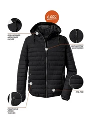 G.I.G.A. DX by Killtec Steppjacke GW 42 MN QLTD JCKT Schwarz/Braun/Gelb