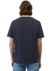 Marc O'Polo DENIM T-Shirt mit Brusttasche Blau/Hellblau/Dunkelblau/Lila