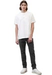 Marc O'Polo DENIM T-Shirt mit Labeling vorne mittig Weiß/Creme/Beige