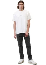 Marc O'Polo DENIM T-Shirt mit Labeling vorne mittig Weiß/Creme/Beige