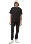 Marc O'Polo DENIM T-Shirt mit Labeling vorne mittig Schwarz/Grün/Dunkelgrau