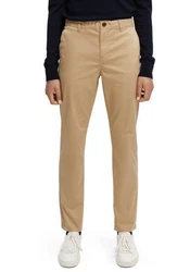 Scotch & Soda Chinohose STUART Regular Slim Fit Khaki/Beige/Braun