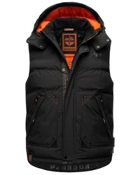 Stone Harbour Steppweste Egoor Sportliche Outdoorweste Schwarz
