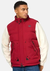 Stone Harbour Steppweste Egoor Sportliche Outdoorweste Rot