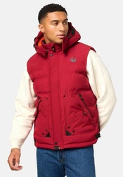 Stone Harbour Steppweste Egoor Sportliche Outdoorweste Rot