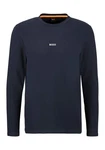 BOSS Shirt 'Chark' Dunkelblau/Braun