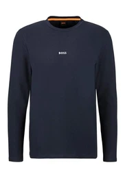Langarmshirt TChark mit Logo-Schriftzug