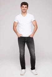 CAMP DAVID Regular-fit Jeans Grau/Dunkelgrau/Schwarz/Dunkelbraun