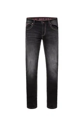 Regular-fit-Jeans mit Bleaching-Effekten