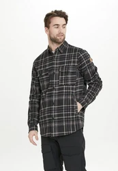 WHISTLER Fleeceshirt Dewey Rot/Grau/Hellblau/Schwarz/Braun/Gelb