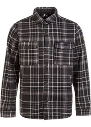 WHISTLER Fleeceshirt Dewey Rot/Grau/Hellblau/Schwarz/Braun/Gelb