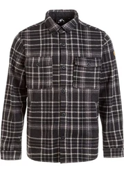 WHISTLER Fleeceshirt Dewey Rot/Grau/Hellblau/Schwarz/Braun/Gelb