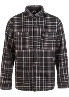 WHISTLER Fleeceshirt Dewey Rot/Grau/Hellblau/Schwarz/Braun/Gelb