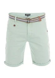 riverso Herren Chino Shorts RIVKlaas Regular Fit Gürtel Bermuda Kurze Hose (19400) 