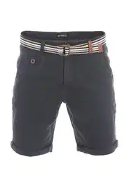 Chinoshorts Herren Shorts RIVKlaas Regular Fit Bermudashorts mit Grtel