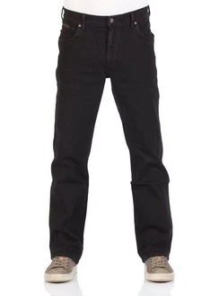 Wrangler Jeans Texas Regular Fit Schwarz/Dunkelbraun/Khaki/Dunkelgrau