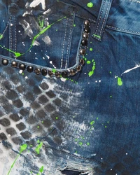 Cipo & Baxx Slim-fit-Jeans Herren Jeans Hose neongrün