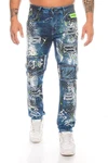 Cipo & Baxx Slim-fit-Jeans Herren Jeans Hose neongrün