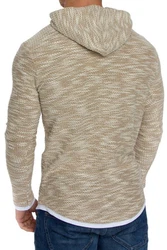 Amaci&Sons Kapuzenpullover LEXINGTON Khaki/Beige