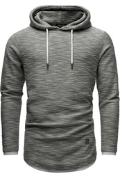 Amaci&Sons Kapuzenpullover LEXINGTON Hellgrau/Grau/Dunkelgrau