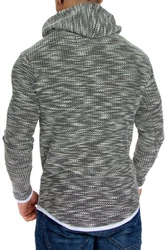 Amaci&Sons Kapuzenpullover LEXINGTON Hellgrau/Grau/Dunkelgrau