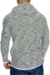 Amaci&Sons Kapuzenpullover LEXINGTON Dunkelgrün/Grün/Grau/Hellgrau/Khaki