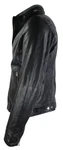 RICANO Lederjacke Kai Schwarz/Bordeaux/Dunkelrot/Dunkelbraun/Lila/Grau/Dunkelgrau