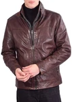 RICANO Lederjacke Kai Dunkelrot/Bordeaux/Braun/Dunkelbraun