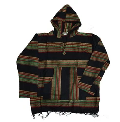 SIMANDRA Kapuzenpullover Sherpa Herren Mischfarben/Schwarz/Beige/Braun/Dunkelgrün