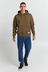!Solid Sweatshirt 'Lenz' Khaki/Dunkelgrün/Braun